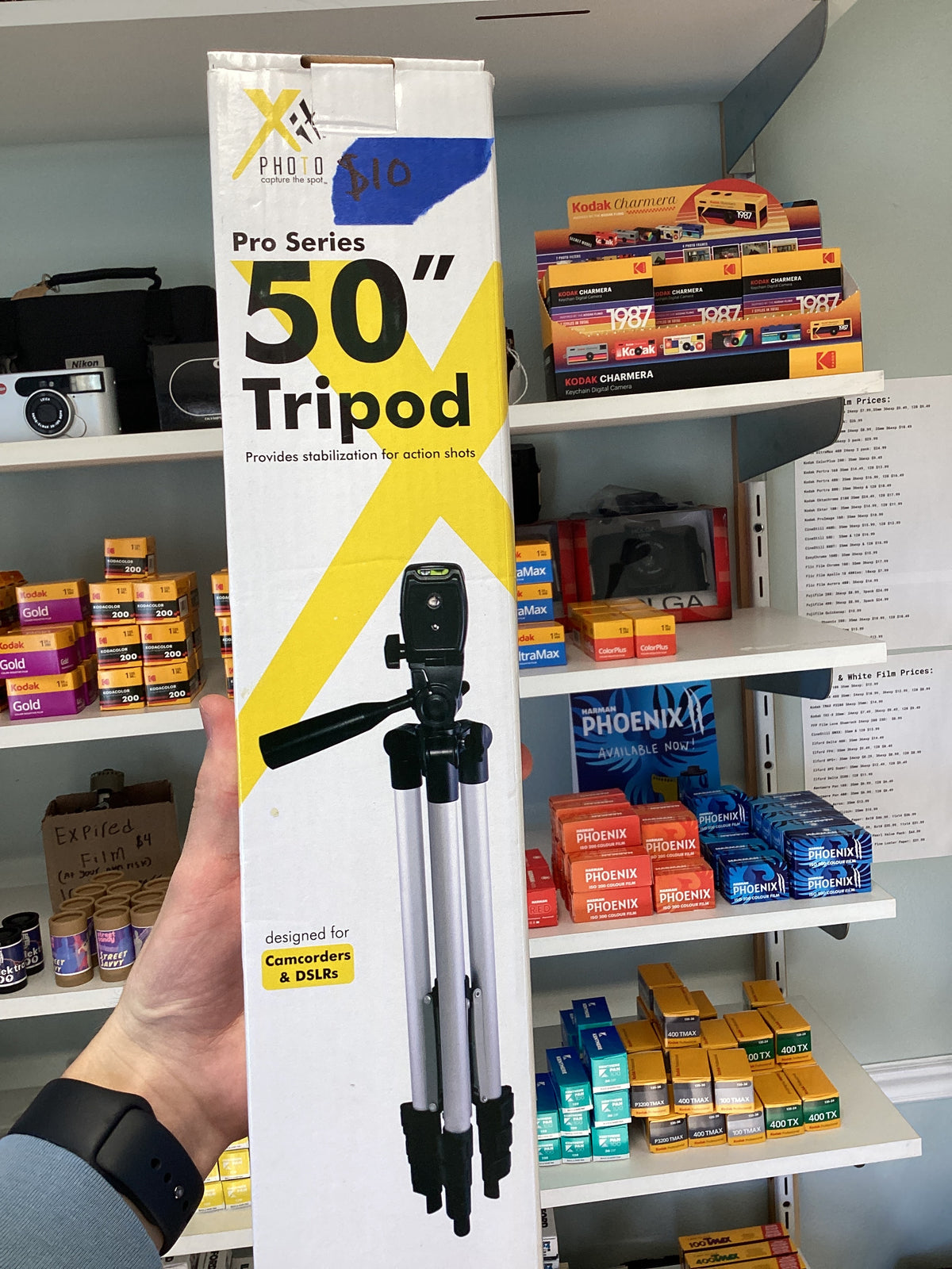 50” tripod