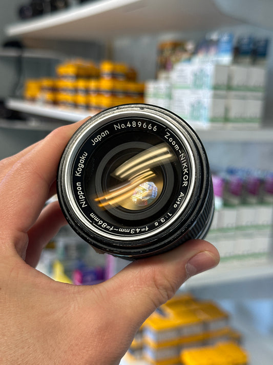 Nikon 43-86mm f3.5 non ai