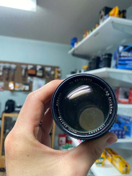 JCPenney 135mm f2.8 Pentax k