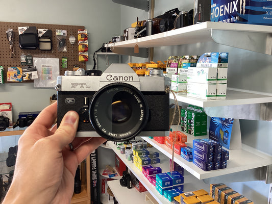 Canon FTb QL W/50mm f1.8