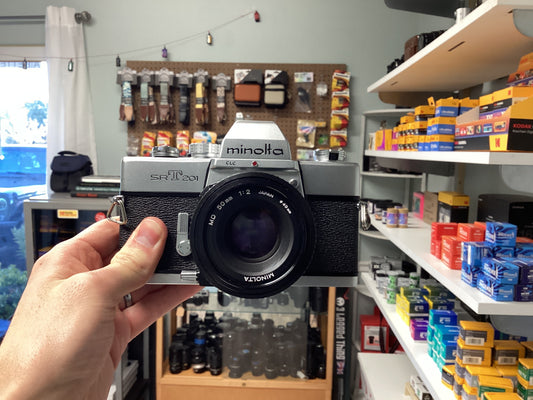 Minolta SRT201 W/50mm f2